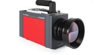10GigE-Schnittstelle und IRBIS(R)-Software gewährleisten schnelle Datenerfassung sowie umfassende Analysen Radiometrisch kalibrierte ImageIR 9800 liefert präzise hochauflösende Thermografieergebnisse (Foto: InfraTec GmbH Infrarotsensorik und Messtechnik)