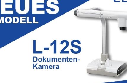 Die Dokumentenkamera L-12S vereint 4K, 192× Zoom, HDMI, USB (Foto: ELMO EUROPE SAS)
